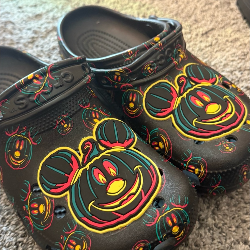 Halloween Mickey CROCS Black and Multicolor